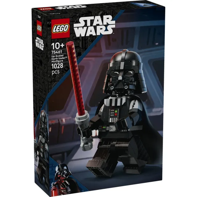 【LEGO 樂高】星際大戰系列 75461 放大版達斯維達人偶(星戰 居家擺設 禮物 玩具)