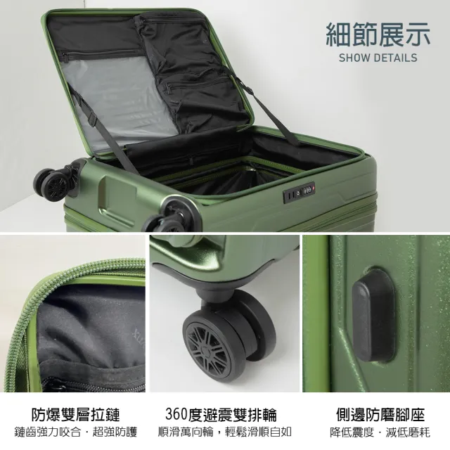 【LYNX官方直營】美國山貓26吋第二代前開行李箱(防爆拉鏈、避震雙排輪、TSA海關鎖、可加大)