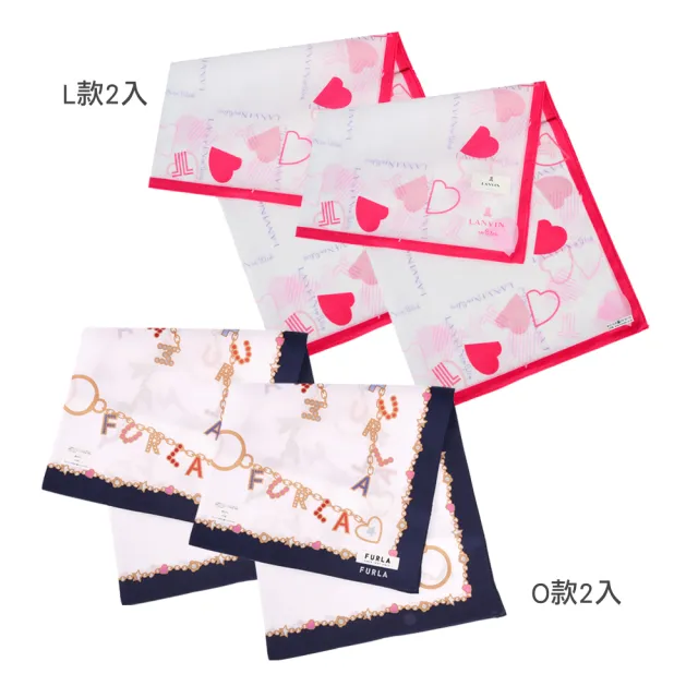 【Sybilla】買一送一 日本製多款品牌優雅印花純棉帕巾方巾領巾(共15款)