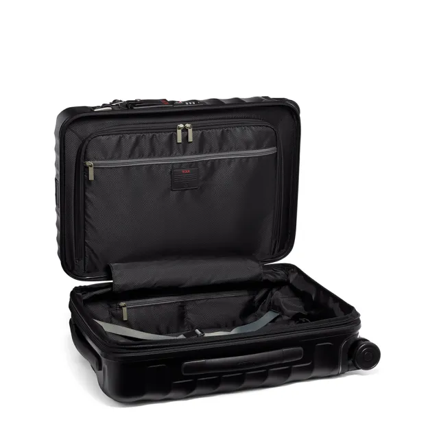 【TUMI】19 Degree 國際長程航線可擴展空間 21 吋登機箱 - 黑色絲紋(TUMI 官方旗艦店)