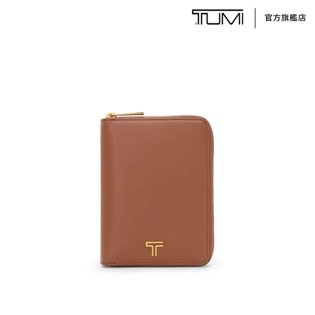 【TUMI】BELDEN SLG 全拉鍊皮革護照夾 - 紅棕(TUMI 官方旗艦店)