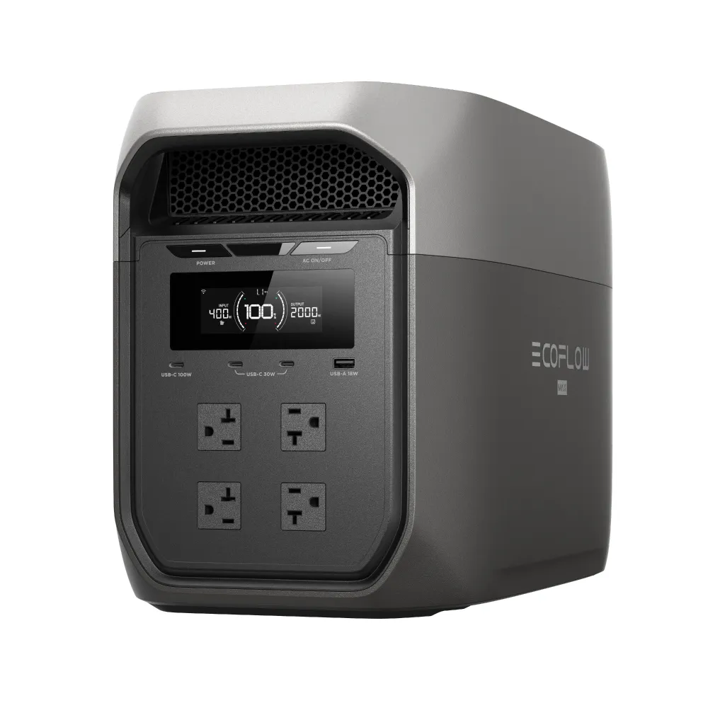 【ECOFLOW】DELTA 3 MAX 2400W戶外儲電設備 加贈收納包+220W太陽能板 (儲能電源 防颱必備 停電神器)