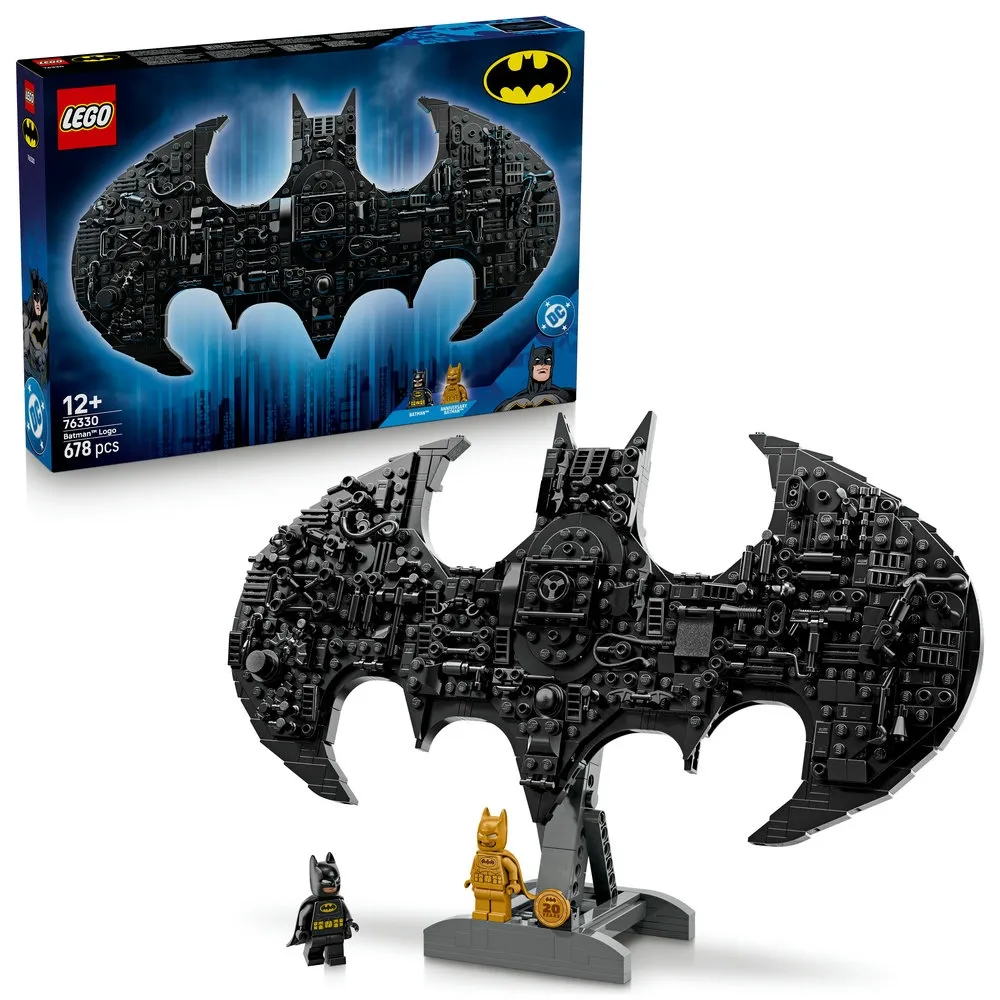 【LEGO 樂高】DC超級英雄系列 76330 蝙蝠俠 標誌(超級英雄玩具 居家擺設 玩具 積木)