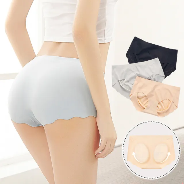 【alas】6件組 無痕女內褲 升級裸感防夾臀 冰絲低腰三角女性內褲 M-XL (隨機色)