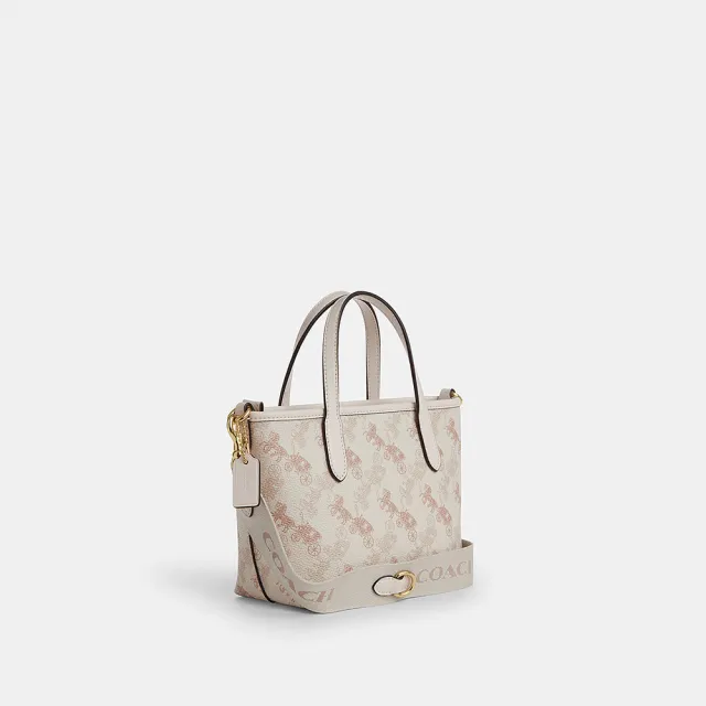 【COACH】蔻馳官方直營 CITY 馬車圖案/經典Logo迷你托特包 托特手袋 斜背包 手提包-多色任選(CCO38/CW032)