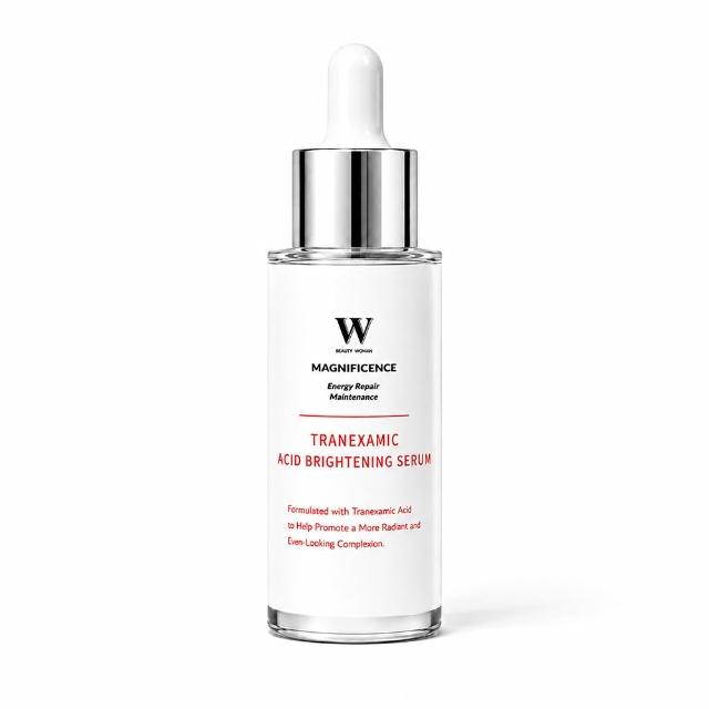【W 修護保養】傳明酸亮白精華液30mL 添加美白成分最高濃度規格3% (無酒精 無香料 無光敏性 白天適用)
