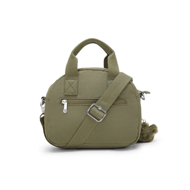 【KIPLING】鼠尾草綠輕巧手提斜背兩用包-DEFEA MINI 女包