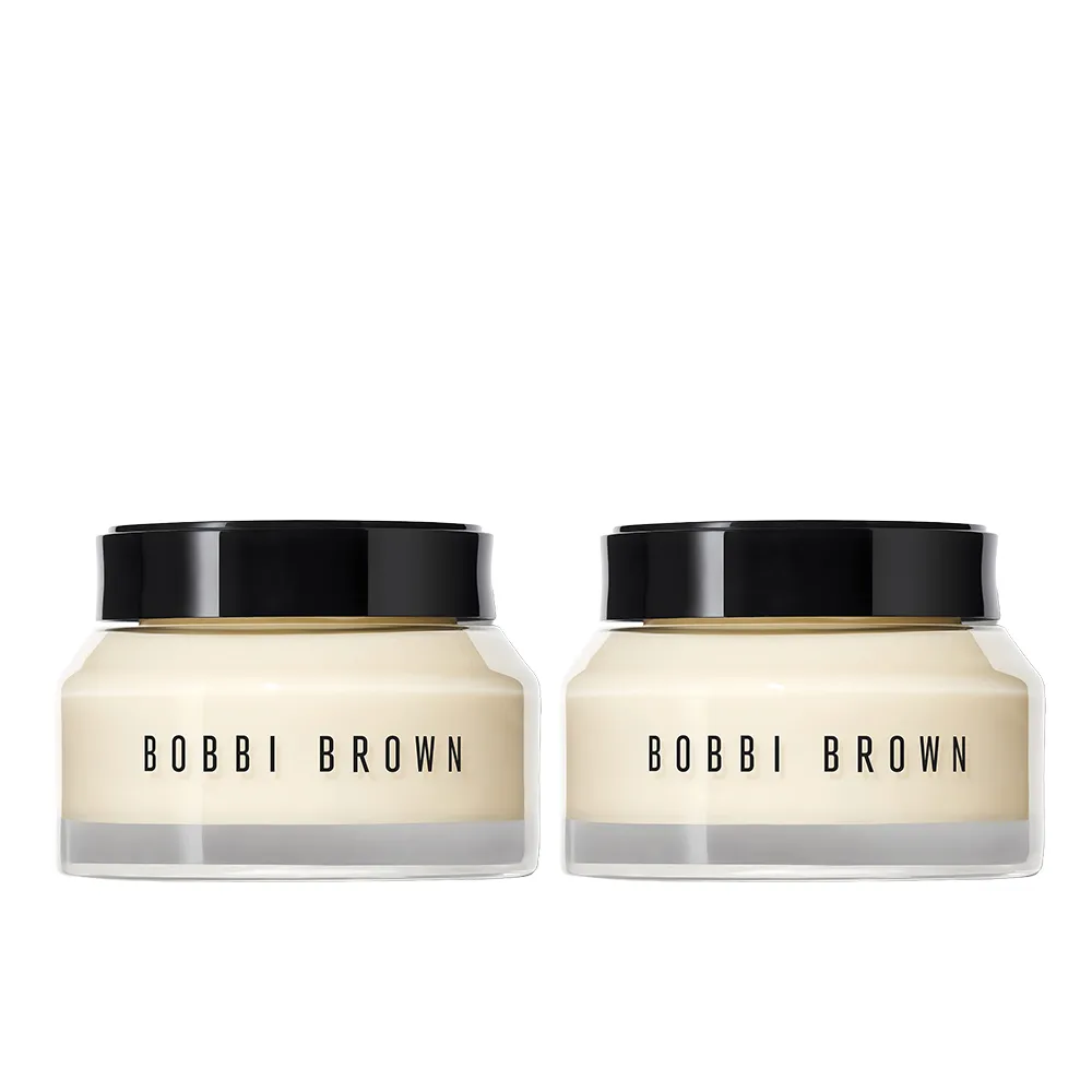 【Bobbi Brown 芭比波朗】全新升級 維他命乳霜雙入組(維他命超完美乳霜50mlx2/妝前神霜/橘子霜/持妝面霜)