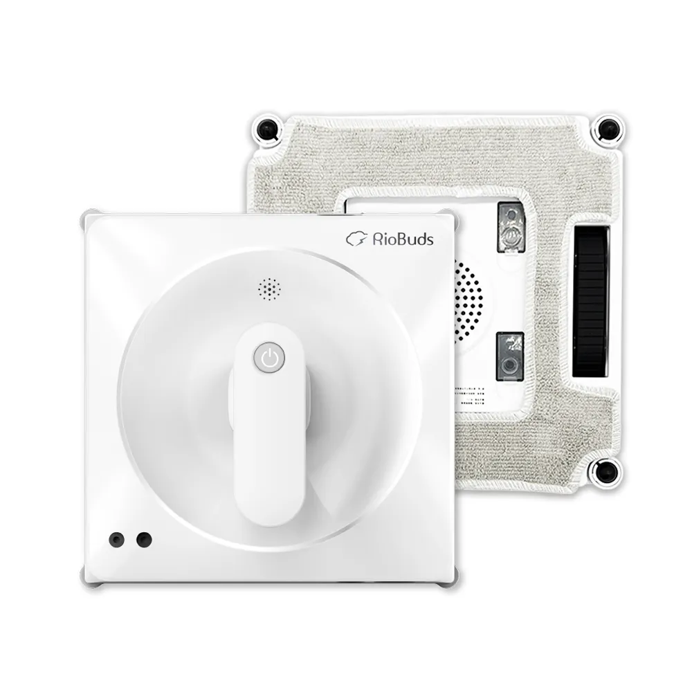 【RioBuds 瑞歐斯】i擦RS7 Plus 擦窗機器人 台灣品牌 雙邊雙噴水 緊貼窗框清潔(吸力升級 濕擦更乾淨)