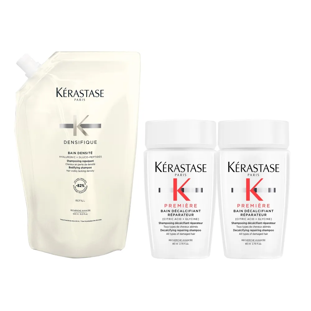 【KERASTASE 巴黎卡詩】白金賦活淨髮浴 500ml 補充包(頭皮保養/蓬鬆/養髮/大容量洗髮精)