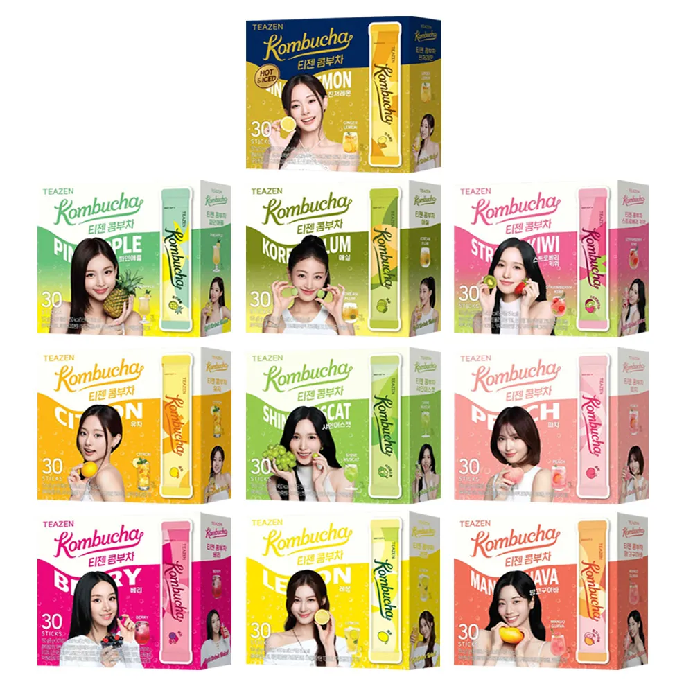 【TeaZen 茶禪】TEAZEN 康普茶2盒組 10種口味任選(5g*30入/盒)