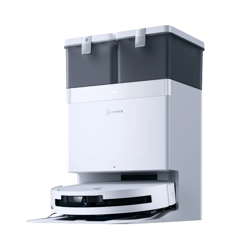 【ECOVACS 科沃斯】MOMO獨家優惠! T50 PRO OMNI超薄全覆蓋全能旗艦掃拖機器人(超薄81MM/高溫洗烘/萬物沿邊)