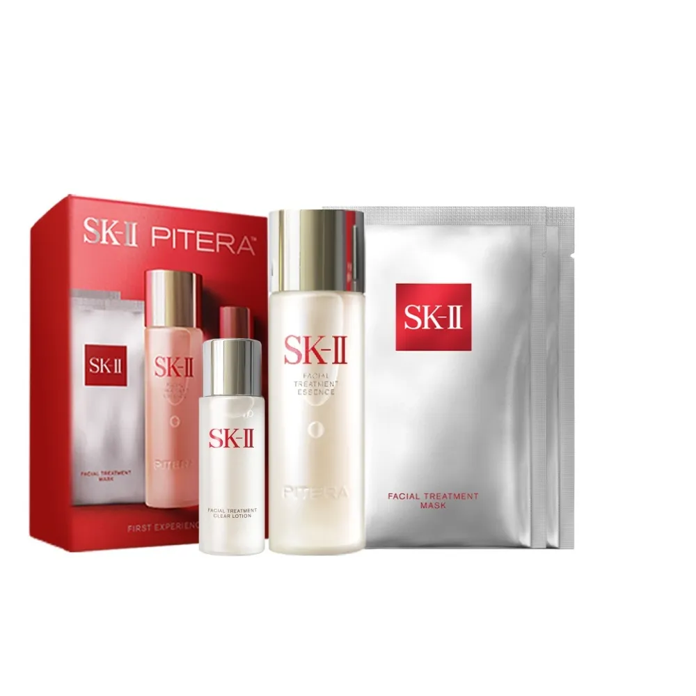 【SK-II】官方直營 青春露體驗新客組(青春露75ml+化粧水30ml+敷面膜2片)(超品日)