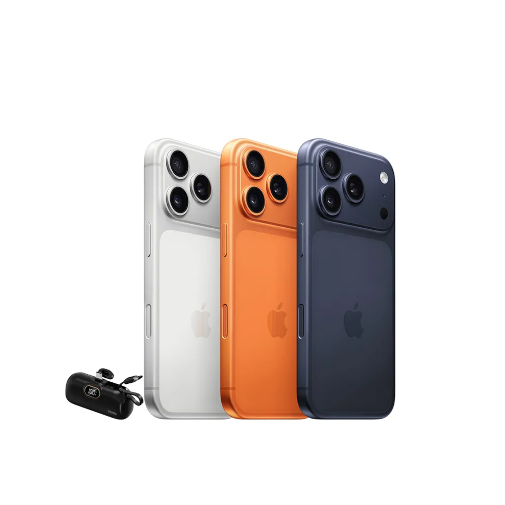 【Apple】iPhone 17 Pro Max(512G/6.9吋)(20W口袋快充行電組)