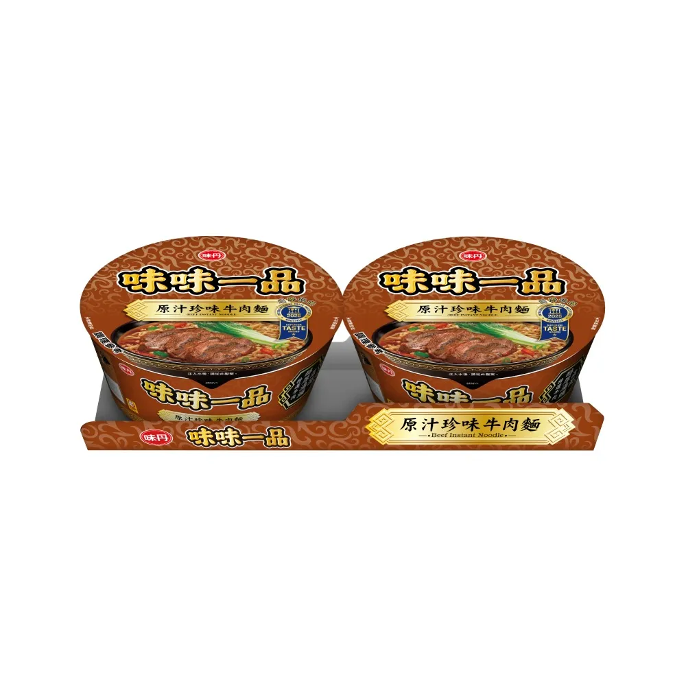 【味丹】原汁珍味牛肉麵 2碗/組 180g/碗(中元普渡 泡麵)
