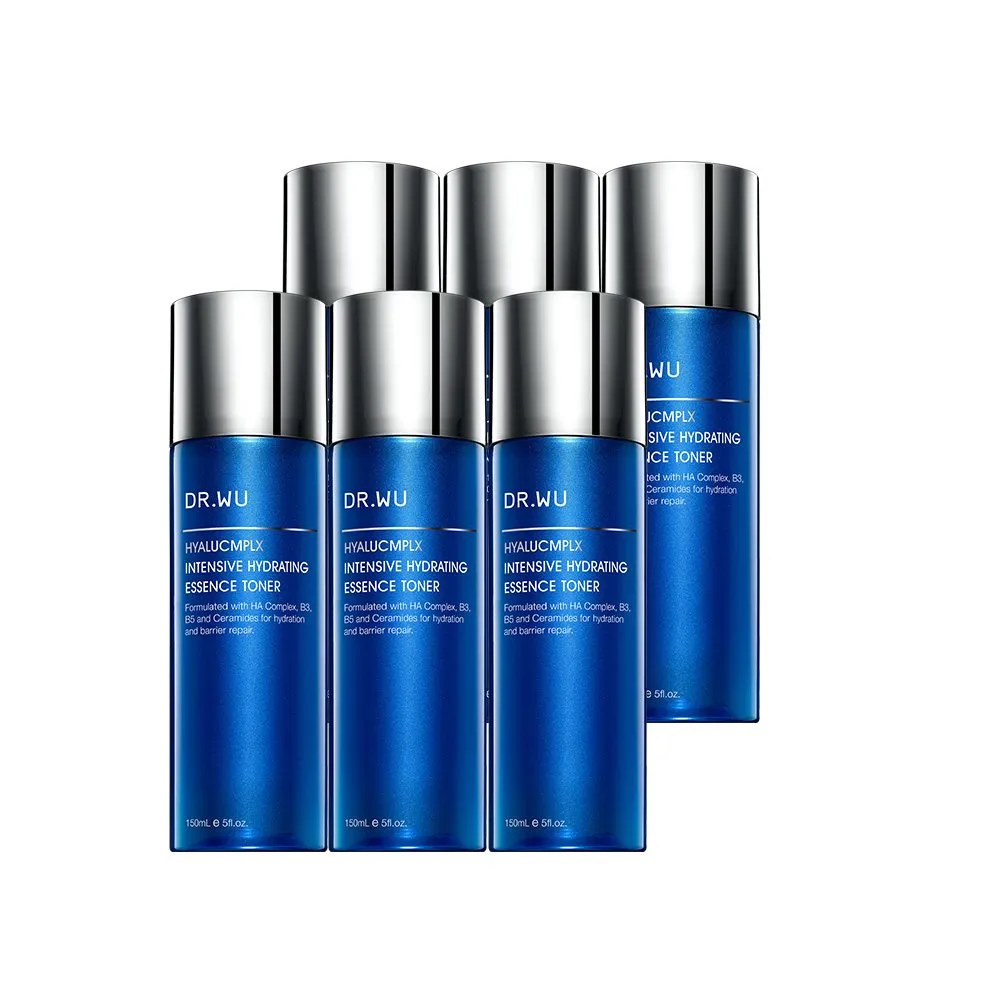 【DR.WU 達爾膚】玻尿酸保濕精華化妝水150ML(經典款 6入組)