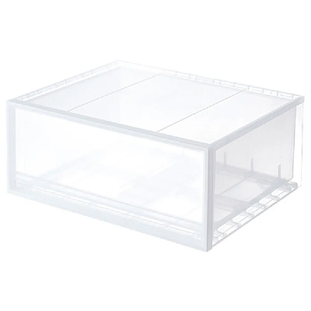 【MUJI 無印良品】PP衣裝盒/橫式/大/4入