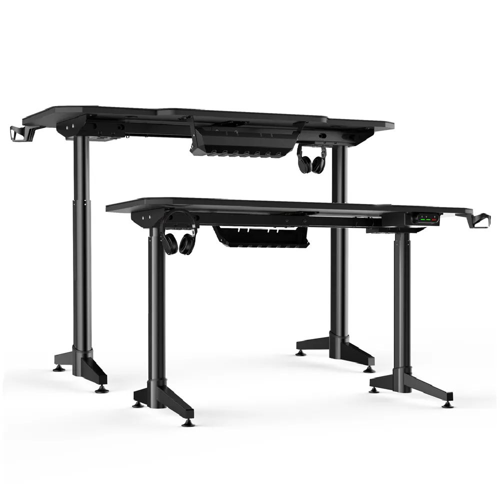 【Hyman PluS+】Z1S 專業高規智能升降140公分碳纖維桌面電競桌/賽事遊戲桌 書桌 電腦桌(多項國際認證)