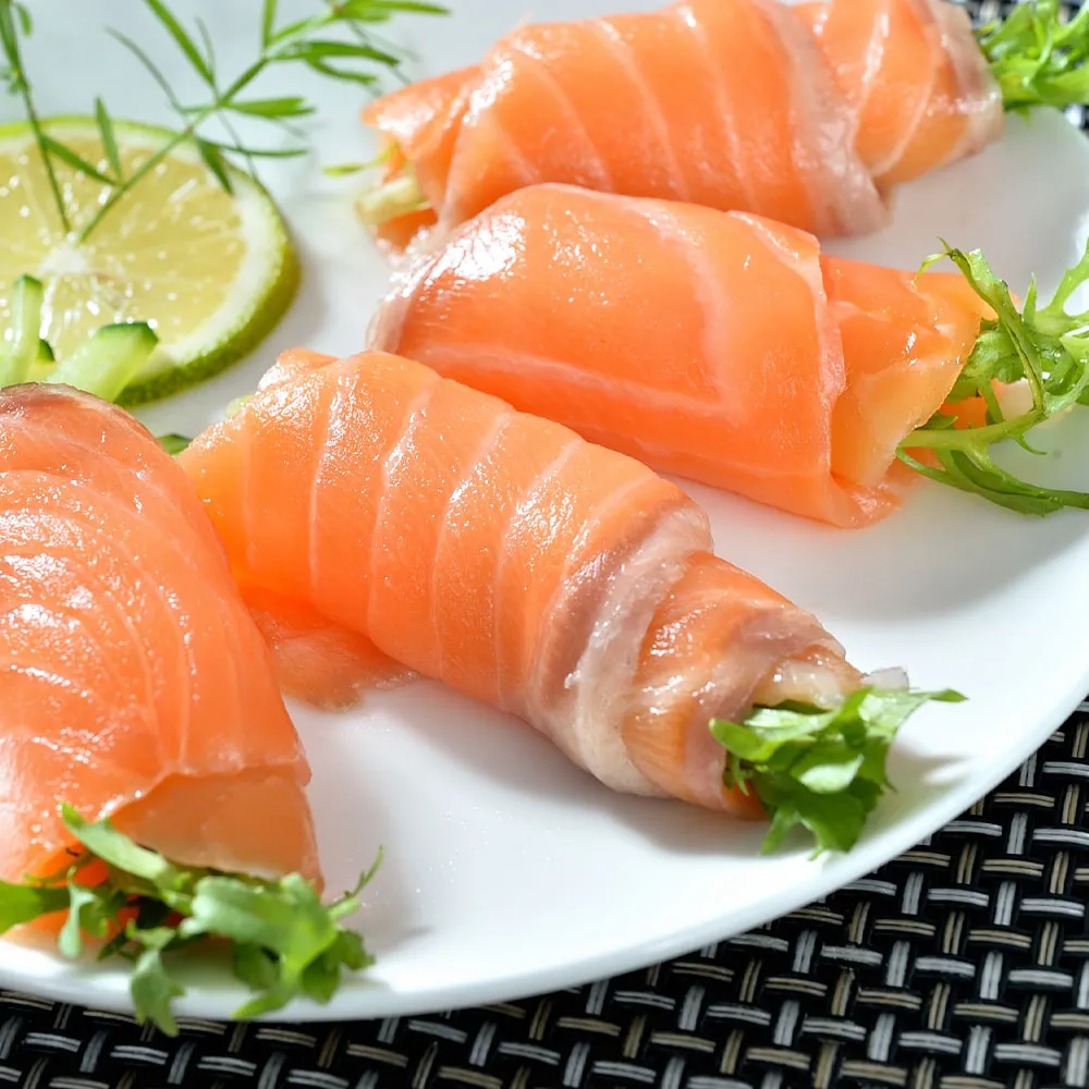 【鮮綠生活】智利頂級原料煙燻鮭魚切片 共3包(250g±10%/包)