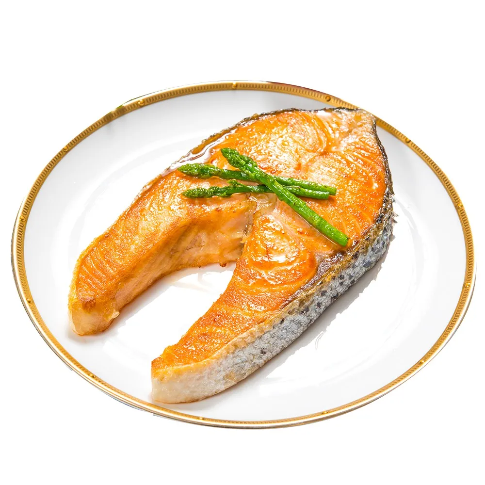 【鮮綠生活】超厚智利鮭魚切片 共4包(330g±10%/片 包冰率15%)