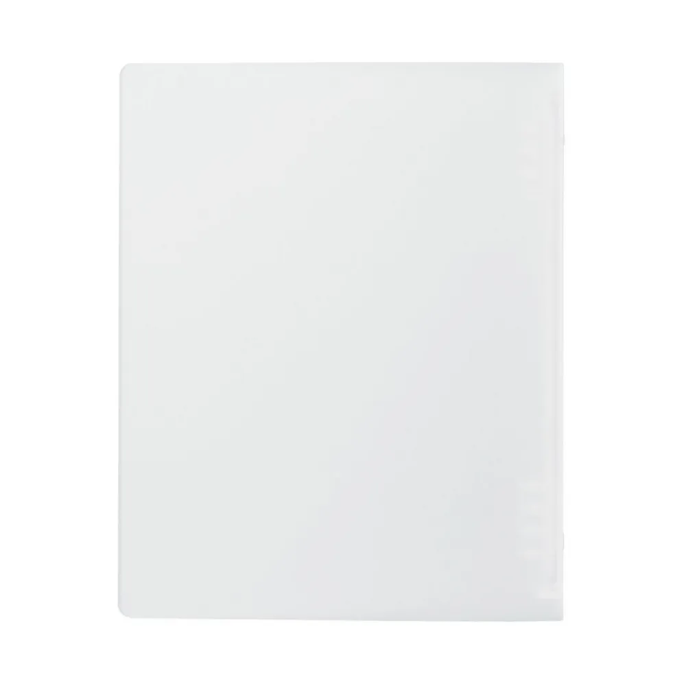 【MUJI 無印良品】聚丙烯可單手開闔檔案夾/A5/8孔