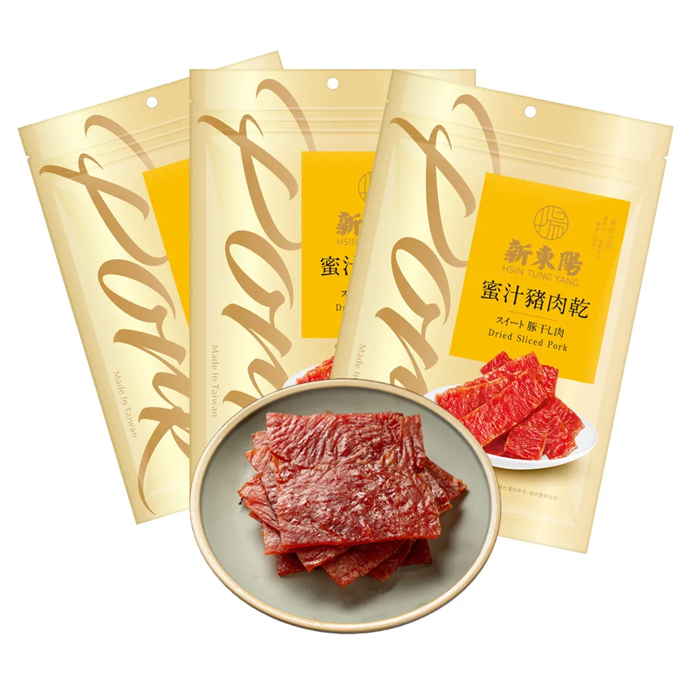 【新東陽】豬肉乾二大包組(蜜汁/黑胡椒)中元普渡