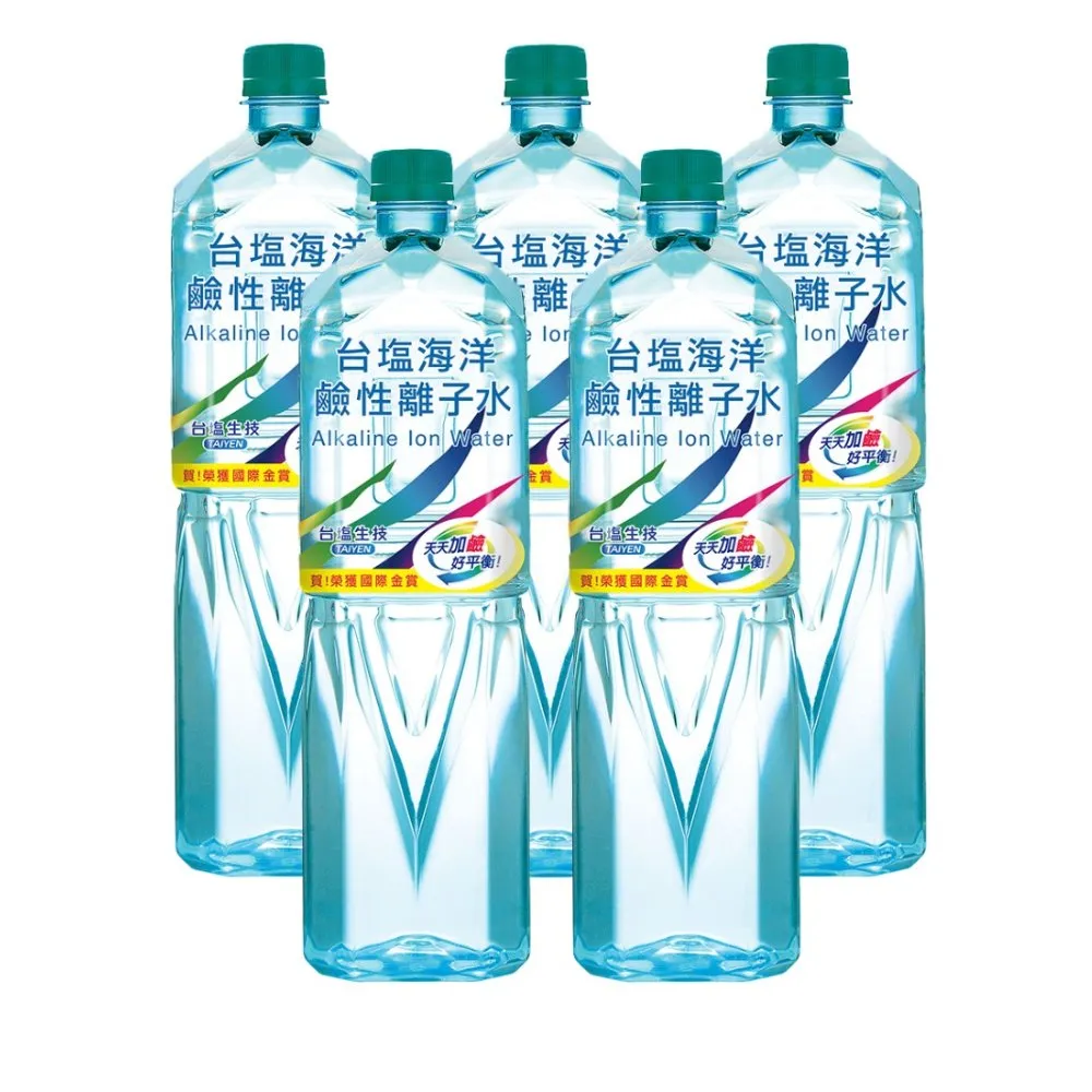 【台鹽】海洋鹼性離子水1500mlx5箱/共60入(官方直營)
