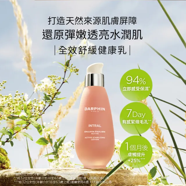 【DARPHIN 朵法】全效家族保濕美妍組(全效舒緩健康乳100ml)