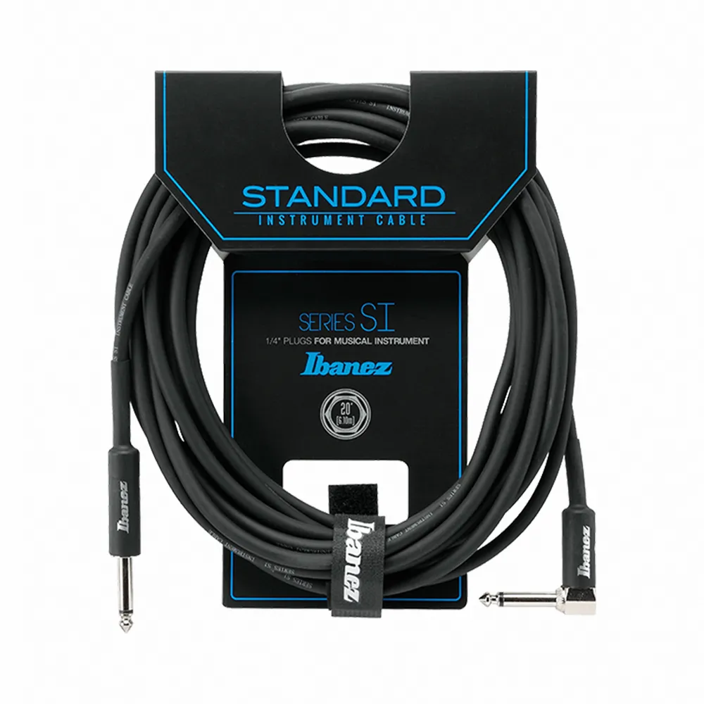 【IBANEZ】SI20L 6.1米 IL頭 樂器導線 黑色(原廠公司貨 商品保固有保障)