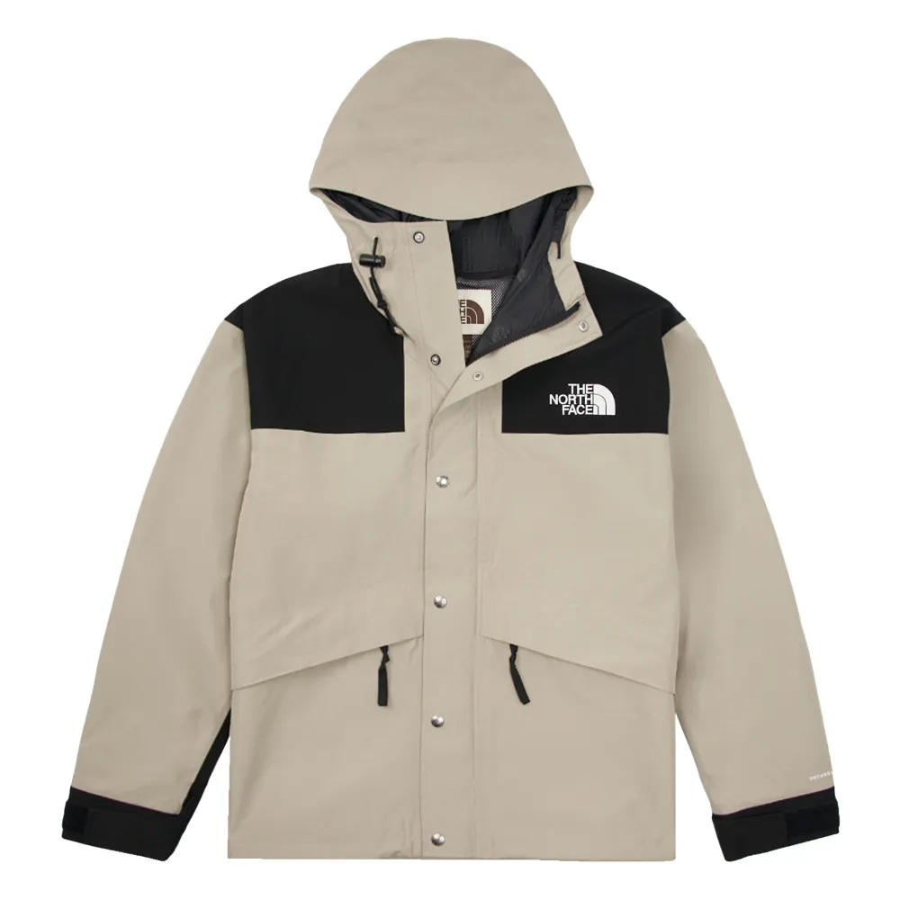 【The North Face 官方旗艦】經典ICON-北面男款灰色FUTURELIGHT防水透氣衝鋒衣|8AKJ5IF