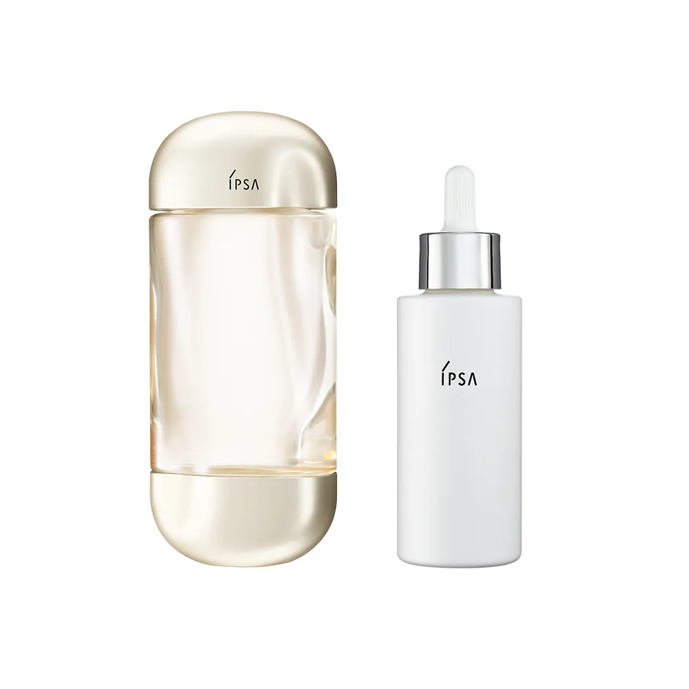 【IPSA 茵芙莎】全新流金亮白追光組（全新流金保濕美膚水e 200ml ＋ 追光淨亮精華50ml）