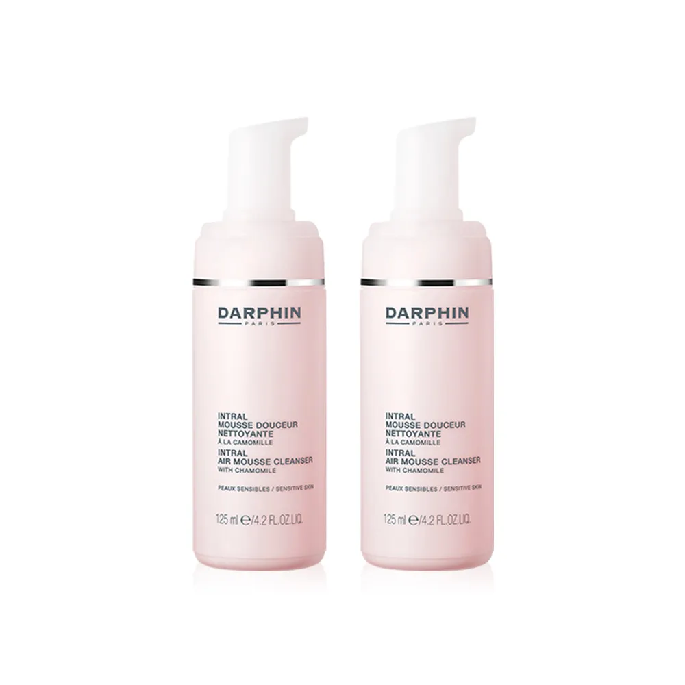 【DARPHIN 朵法】全效舒緩潔面慕絲雙入組(全效舒緩潔面慕絲125mlx2/週年慶預購)