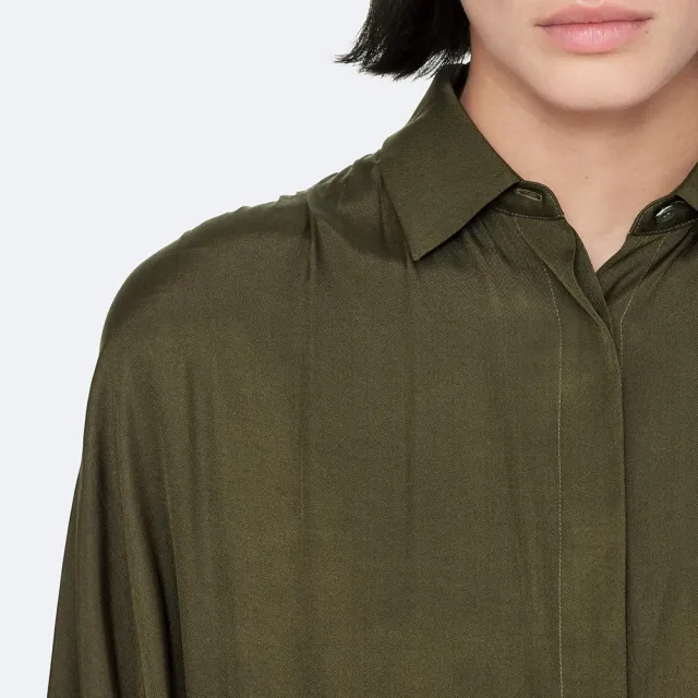 【ALLSAINTS】NOORA 絲質綁帶短洋裝 W230DF