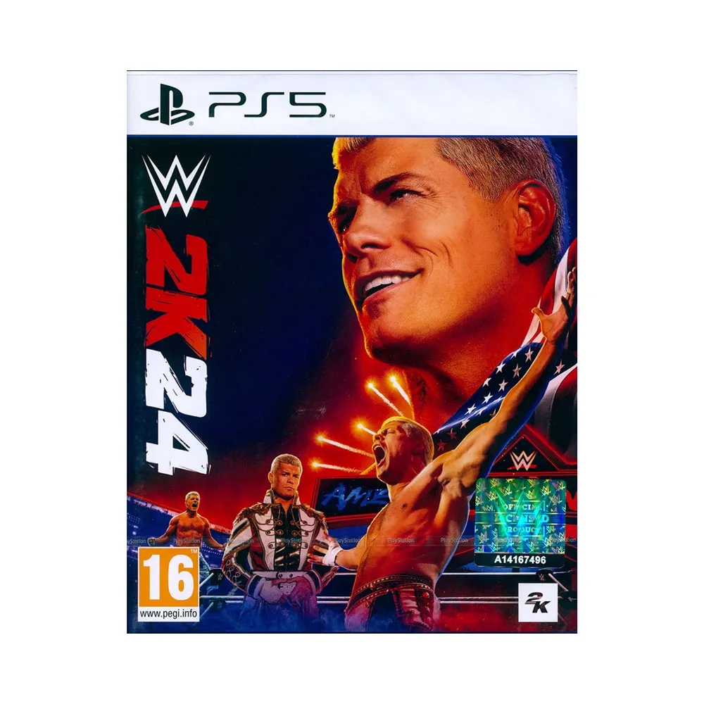 【SONY 索尼】PS5 WWE 2K24 美國勁爆職業摔角 2024(英文歐版)