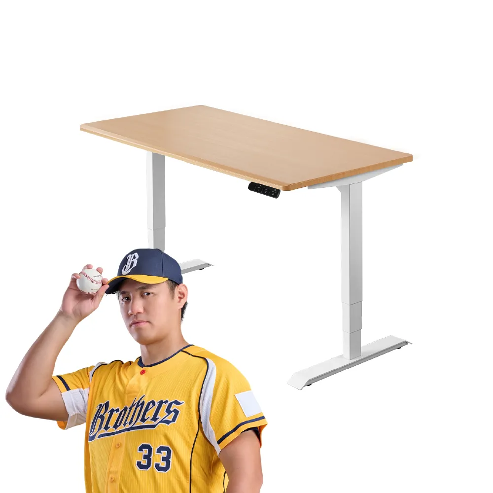 【FUNTE】Prime 4 旗艦款電動升降桌/三節式+ 120x60cm 四方桌板 八色可選(辦公桌 電腦桌 工作桌)