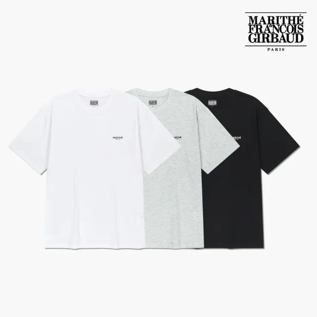 【MARITHE FRANCOIS GIRBAUD】官方旗艦 三件組常規小LOGO TEE (多款任選)