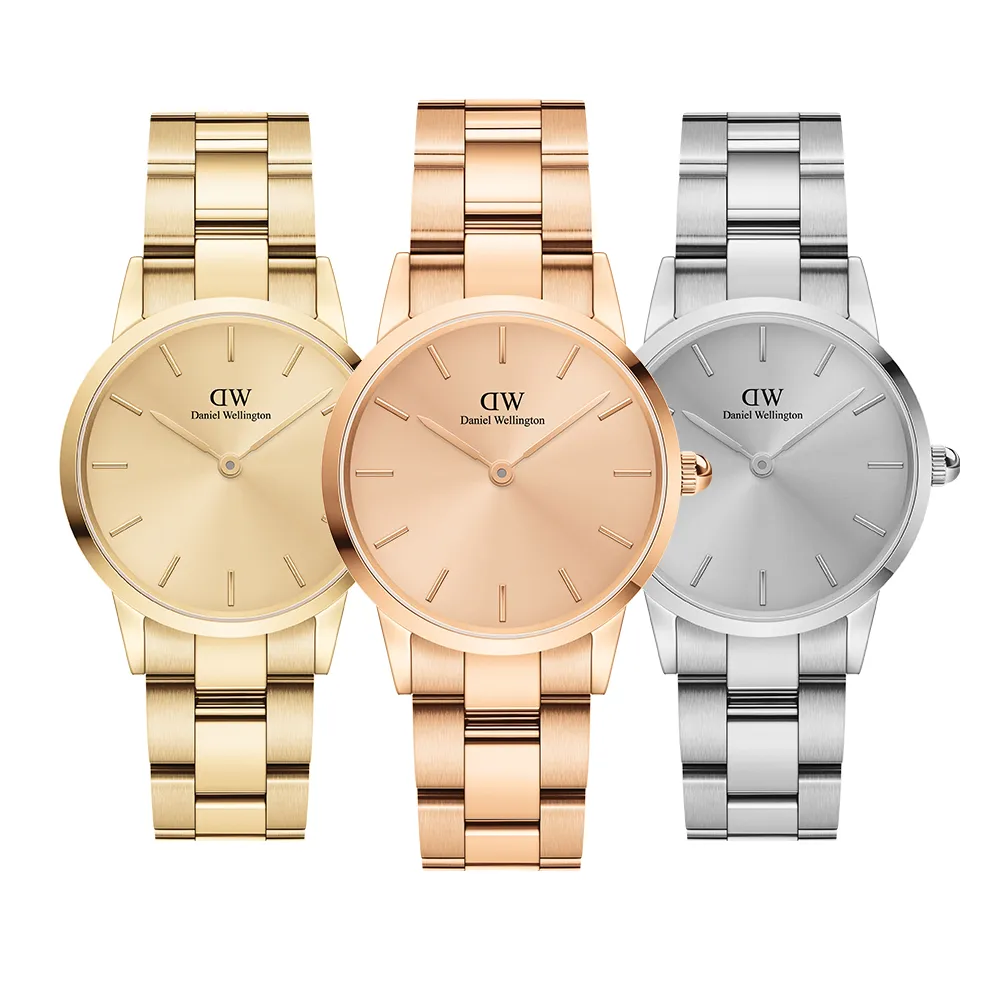 【Daniel Wellington】DW 手錶  Iconic Link Unitone 28mm精鋼錶(三色 DW00100401)