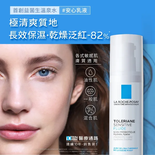 【理膚寶水】雙星組★多容安舒緩濕潤乳液40ml二入抗敏必備組(安心乳液)