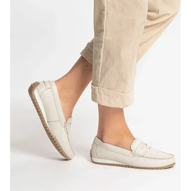 【Ara】NE防水ORT 女款 米白色 MOCCASINS 米白色女鞋