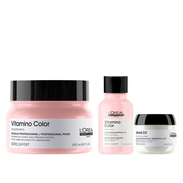 【L’OREAL 巴黎萊雅PRO】絲漾博飽和護色髮膜250ml(護色/染後持色/光澤)