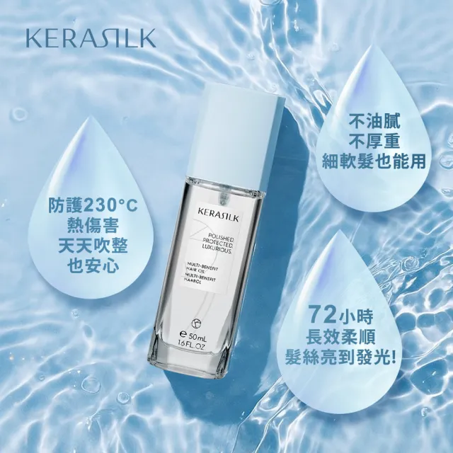 【KERASILK】全明星輕髮油50mlx2☆絲馭洸特殊個別處方(所有髮質適用/護髮/輕盈亮澤/柔順不厚重/禮物)