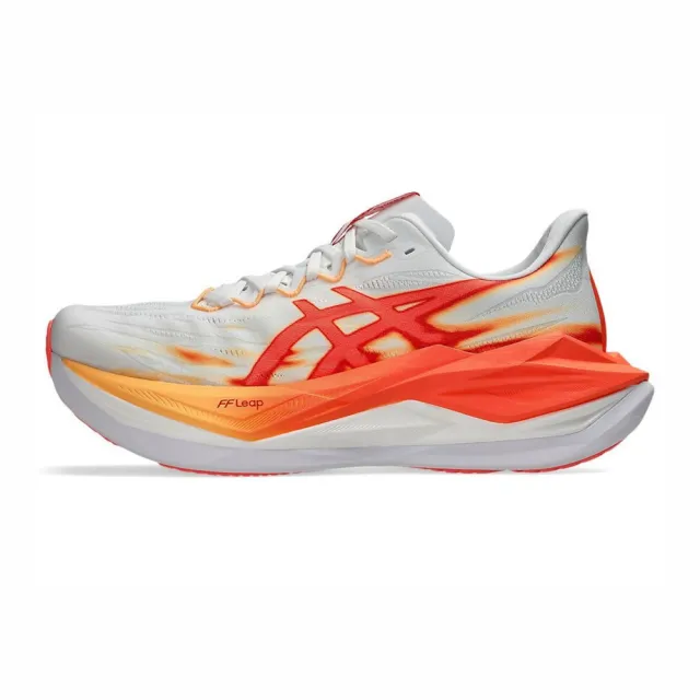 【asics 亞瑟士】Superblast 3 男女 慢跑鞋 彈力 曙光系列 跑鞋 白橘(1013A177-101)
