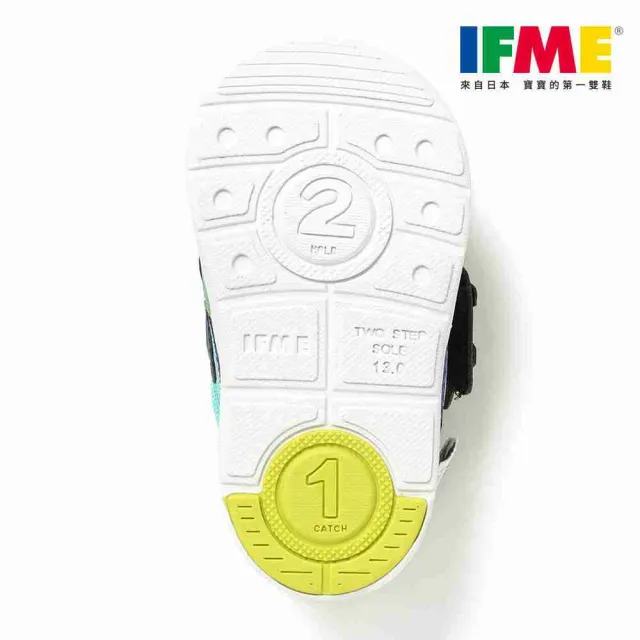【IFME】童鞋 寶寶段 一片黏帶系列 恐龍系列 機能童鞋 寶寶鞋(IF20-630711)