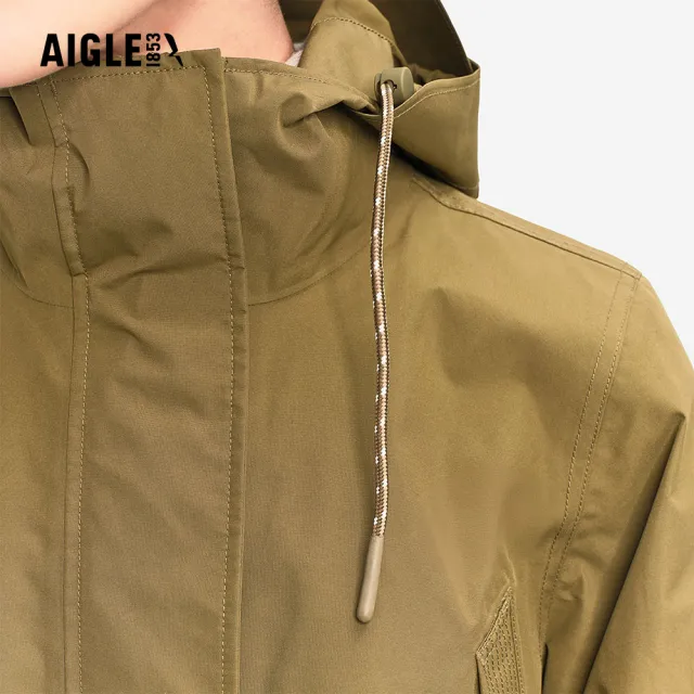 【AIGLE】女 GORE-TEX 防水透氣外套|AG-FBL24A071 橄欖綠(女外套 防水透氣外套 防風外套 Goretex)