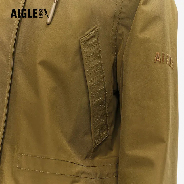 【AIGLE】女 GORE-TEX 防水透氣外套|AG-FBL24A071 橄欖綠(女外套 防水透氣外套 防風外套 Goretex)