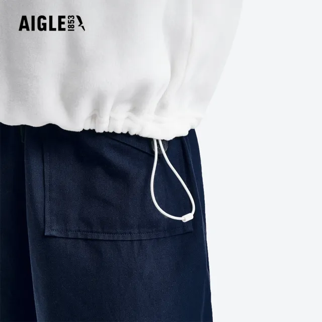 【AIGLE】女 POLARTEC 刷毛保暖罩衫｜AG-5A244A131 米白 (女長袖上衣 POLO衫 罩衫 保暖上衣 刷毛衣)