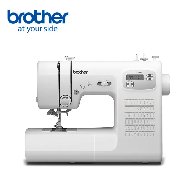 【Brother 兄弟牌】智慧電腦型懷特天使縫紉機 FS-60X(可自動調整針距/內建60種花樣/自動穿線)