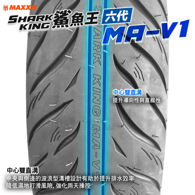【CST 正新輪胎】鯊魚王六代 MAV1 城市通勤胎 12吋機車輪胎(120/70-12 58L MAV1)