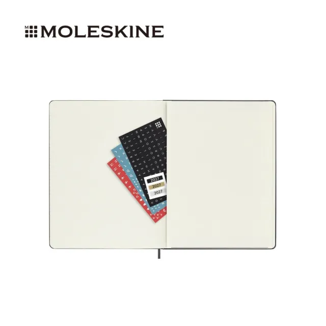 【MOLESKINE】2027 12個月週記硬皮手帳 - XL型/黑