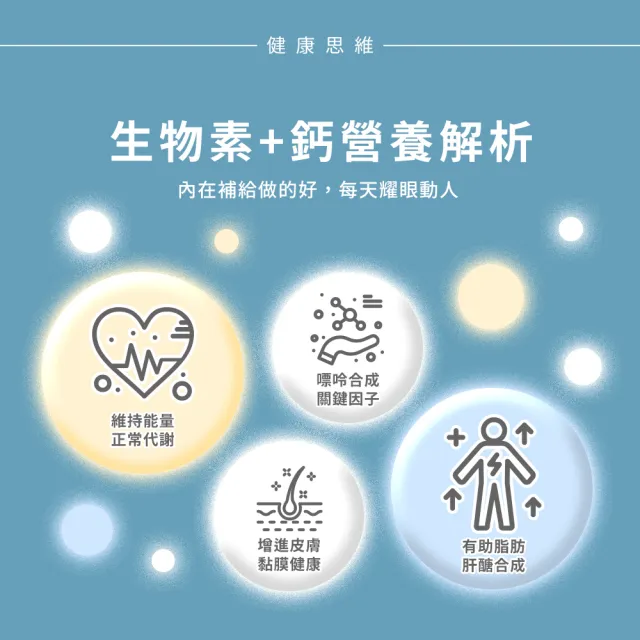 【Sun 日落恩賜】生物素5000mcg+鈣錠5袋組(共300錠)